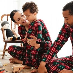 Little Sleepies Fireside Plaid Zippy 6-12m